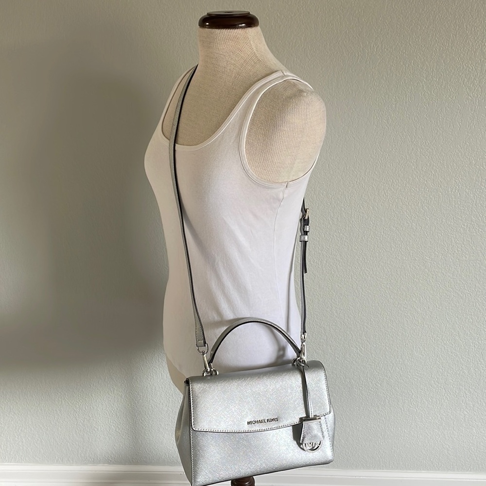 Michael Kors Silver Crossbody